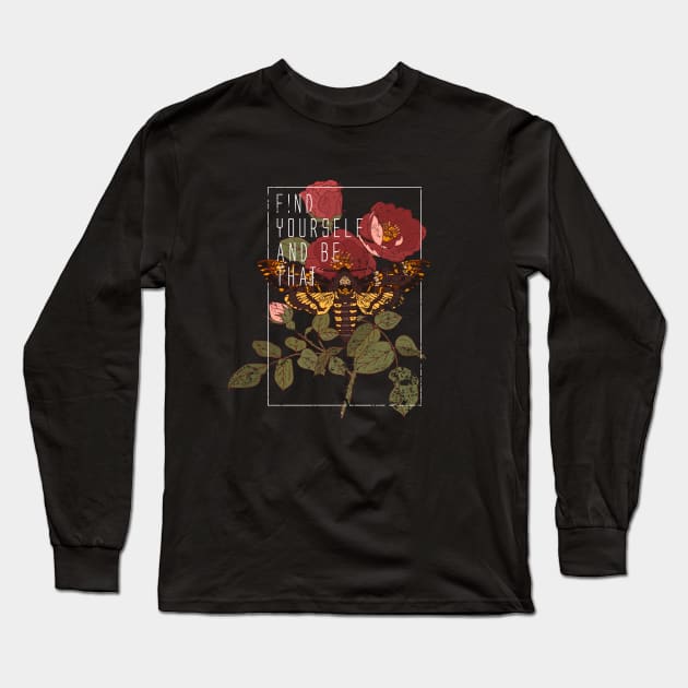 Find Yourself an bee that Long Sleeve T-Shirt by NJORDUR